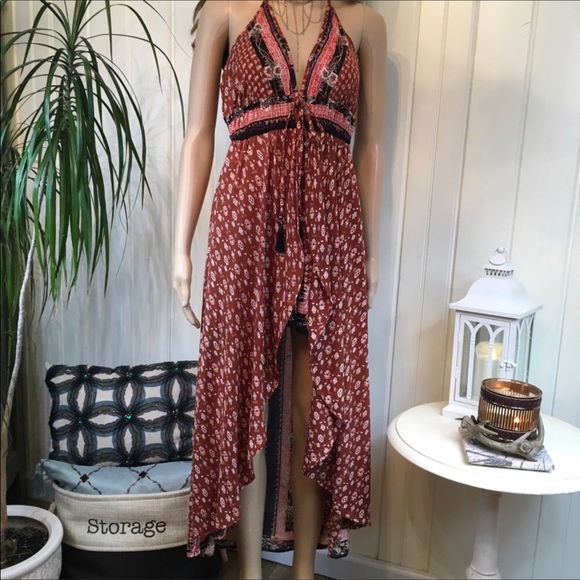 Wine Maxi Romper - Picture 8 of 8